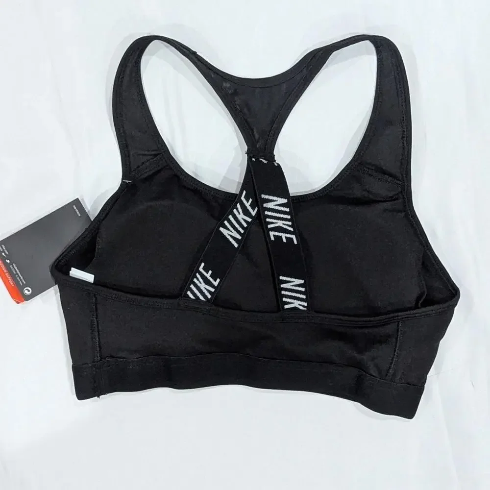 Nike Pro Classic Padded Sports Bra Black Size M - Picture 4 of 6